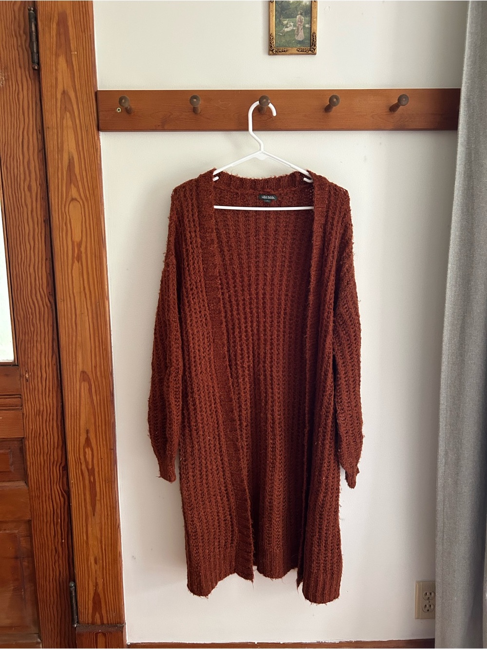 wild fable Open-Front Chunky Cardigan - Rust